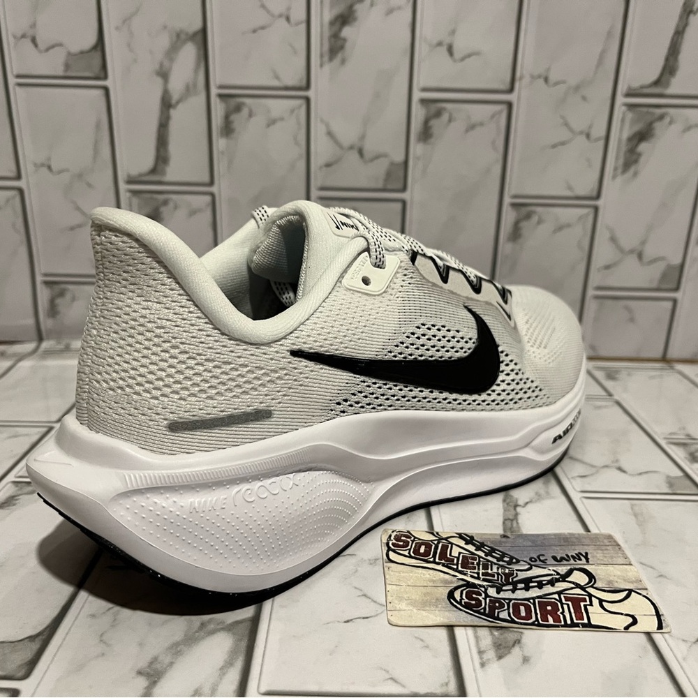 New Nike Air Zoom Pegasus 41 Running Training Gym Shoes Womens White Black - Picture 9 of 11